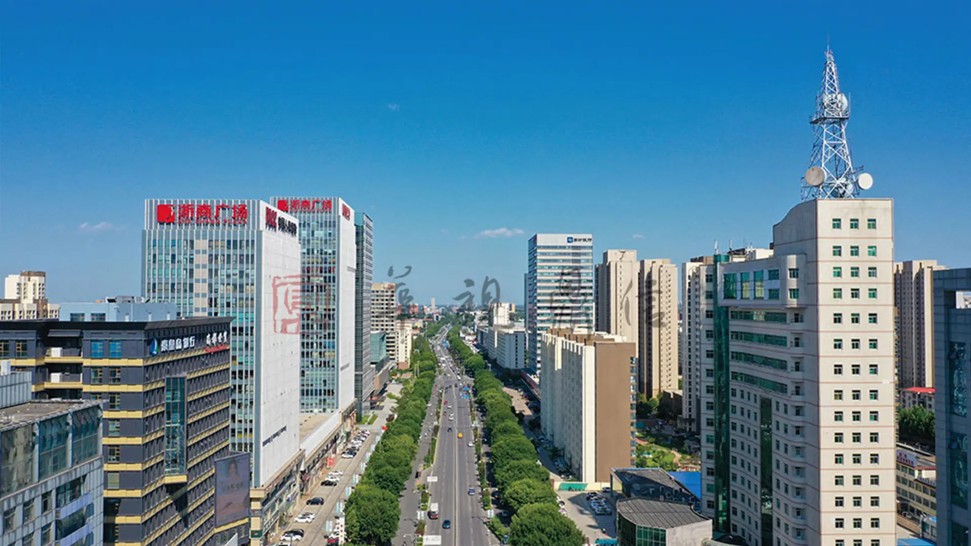 廊坊市商务局高铁广告片拍摄现场